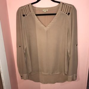 Beautiful beige top perfect for any occasion